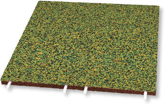 Напольное покрытие из СКЭП - EUROFLEX® EPDM multicolor - KRAIBURG Relastec GmbH & Co. KG - из переработанной резины / для улицы / для игровой площадки