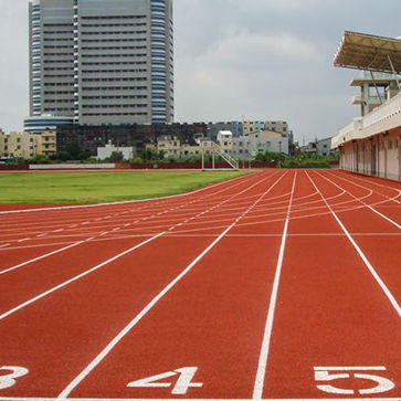 Спортивное покрытие для наружного применения - SPORTEC&reg; BLACK SPRINT - KRAIBURG Relastec GmbH & Co. KG - из каучука / из СКЭП / для легкой атлетики