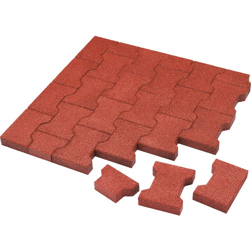 Напольная плитка из каучука - KOMFORTEX® Elastic Pavers - KRAIBURG Relastec GmbH & Co. KG - для наружного применения / для конюшни / противоскользящая