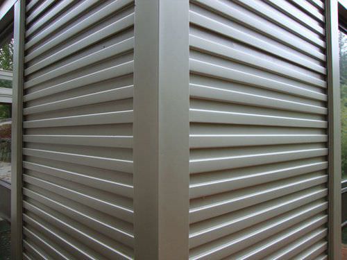 Панельная облицовка фасада - RIBBED : METAFOR MFP  - ATAS International - из металла / перфорированная / гладкая