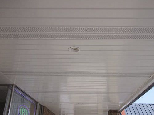 Подвесной потолок из алюминия - WIND-LOK SOFFIT MPS l MPV - ATAS International - из панелей