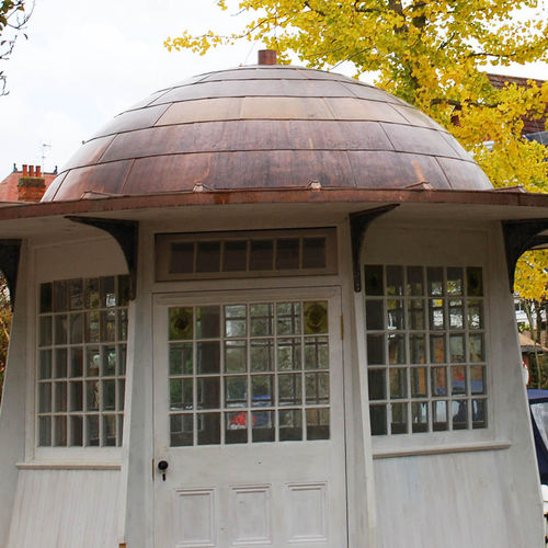 Крыша из меди - SUMMERHOUSE ROOF RESTORATION - Peters Roofing - имитация черепицы / имитация металла / со стоячим фальцем
