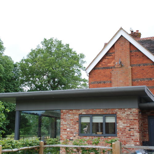 Покрытие из цинка - VICTORIAN VICARAGE - Peters Roofing - имитация металла / план