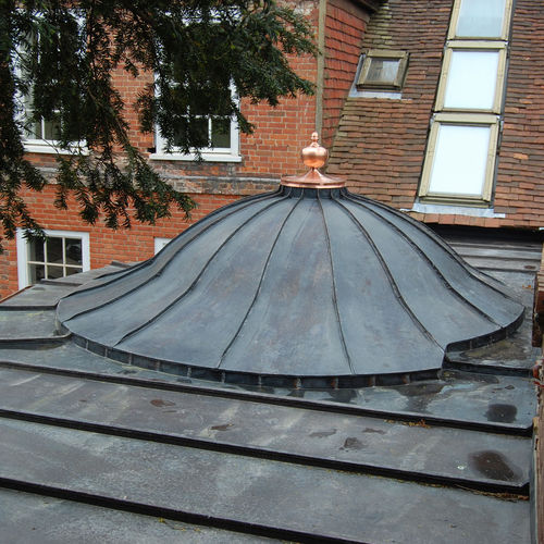 Покрытие из цинка - ALTON HIGH STREET - Peters Roofing - из меди / имитация металла / со стоячим фальцем