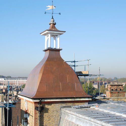 Покрытие из меди - NEW KINGS PRIMARY SCHOOL - Peters Roofing - имитация металла / со стоячим фальцем / план