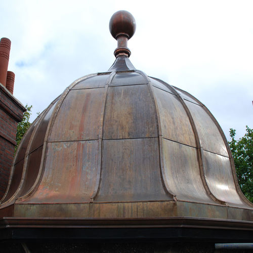 Покрытие из меди - DUNSTAN HOUSE - Peters Roofing - имитация металла / со стоячим фальцем / изогнутое