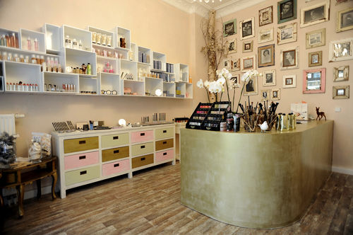 Стеллаж для торговли - Store construction-shelf - Cubit - из дерева