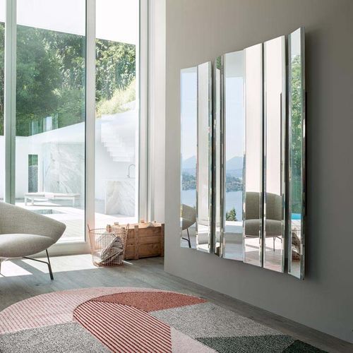 Настенное зеркало - MIRAGE - LEMA Home - современное / прямоугольное / из металла