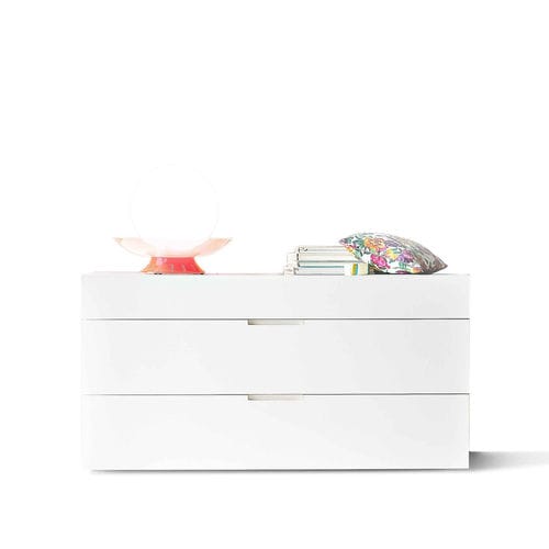 Современный комод - FLIN   - LEMA Home - из блестящей лакированной древесины / из матовой лакированной древесины / со встроенным ящиком