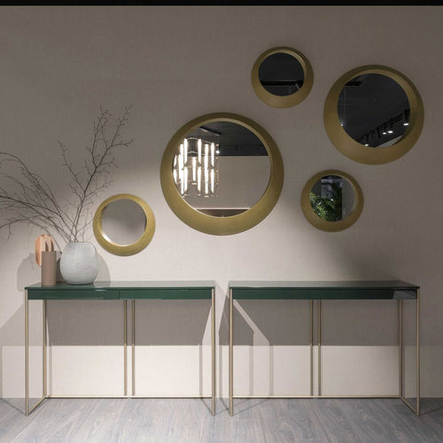 Стол-консоль минималистский дизайн - ELLA - LEMA Home - из дуба / с основанием из бронзы / прямоугольный