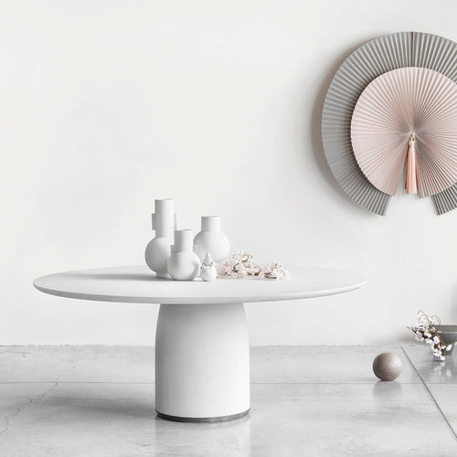 Современный стол - BULÈ - LEMA Home - из мрамора / с основанием из бронзы / с основанием из мрамора