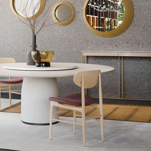 Современный cтул для столовых - FRED  - LEMA Home - для интерьера / из ткани / с основанием из ясеня