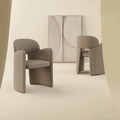 Современный cтул - BLANCA  - LEMA Home - для интерьера / из ткани / из кожи