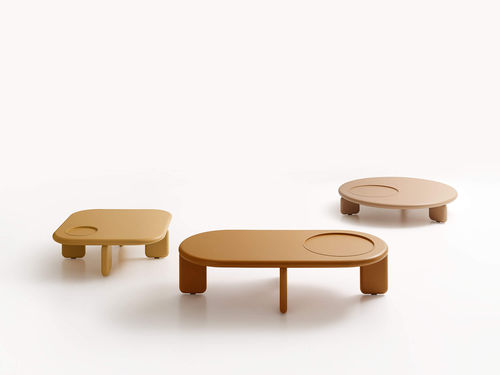 Современный журнальный столик - ORION - LEMA Home - из металла / с основанием из металла / прямоугольный