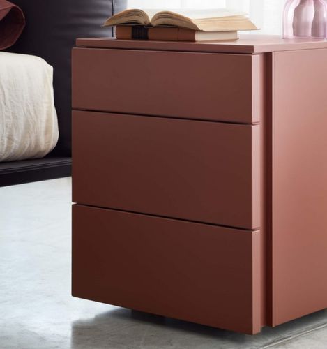 Современный ночной столик - FLORENS  - LEMA Home - из дерева / с основанием из древесины / прямоугольный