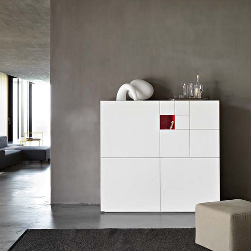 Высокий буфет - CONCHIGLIA - LEMA Home - современный / из лакированной древесины / с выдвижными ящиками