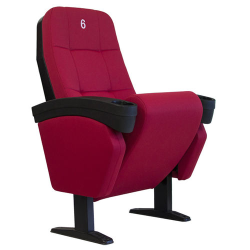 Кресло для кинотеатра из ткани - BERÓN - Ezcaray International Seating - красное