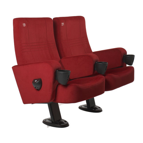 Кресло для кинотеатра из ткани - TEMPO - Ezcaray International Seating - красное