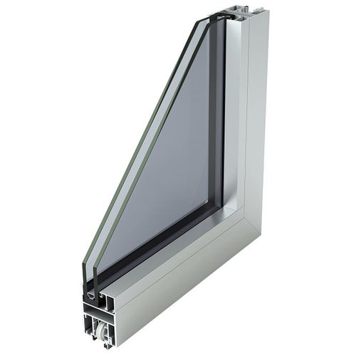 Наружная остекленная дверь из алюминия - FS.30 - Panda Windows & Doors  - с двойным остеклением / с термовкладышем