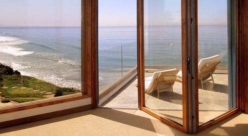 Раздвижное и и складываемое панорамное окно - S.74 - Panda Windows & Doors  - складное / из дерева / из алюминия