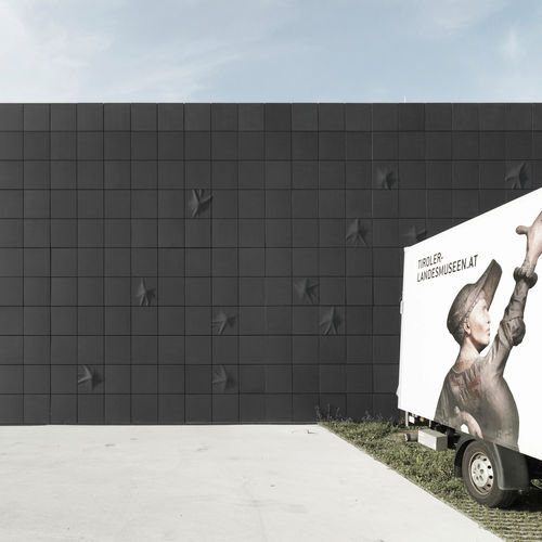 Панельная облицовка фасада - SKIN - Rieder Facades GmbH - из бетона / из цементно-стекольного композита / вертикальная