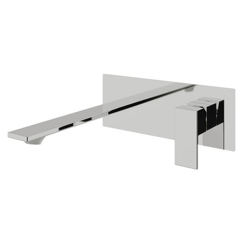 Однорычажный смеситель для раковины - RWIT 4BA5 CC 01 - Rubinetterie Treemme - настенный / из хромированного металла / для ванной комнаты