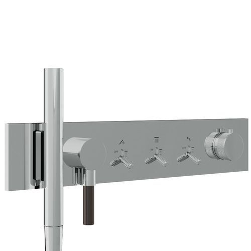 Однорычажный смеситель для душа - RWIT 2B98 IS 01 - Rubinetterie Treemme - настенный / из хромированного металла / для ванной комнаты