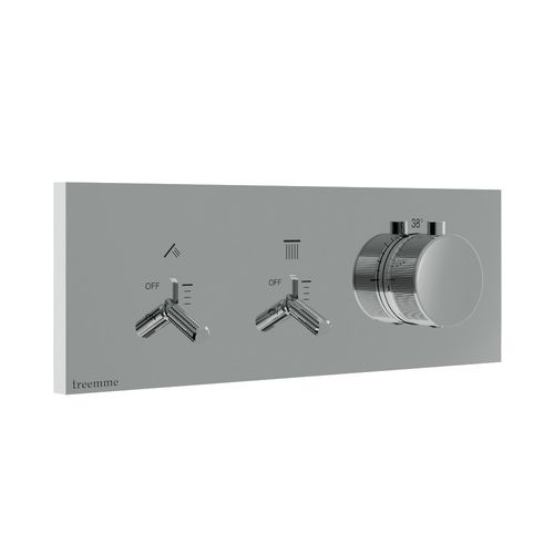 Однорычажный смеситель для душа - RWIT 2B86 IS 01 - Rubinetterie Treemme - настенный / из хромированного металла / для ванной комнаты