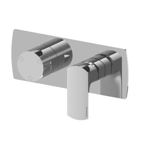 Однорычажный смеситель для раковины - RWIT4CE3CC01 - Rubinetterie Treemme - настенный / из латуни / для ванной комнаты