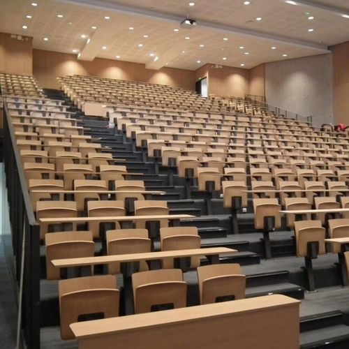 Современное кресло для аудитории - ONTARIO - MASTER INDUSTRIE - из ткани / из дерева / обитое