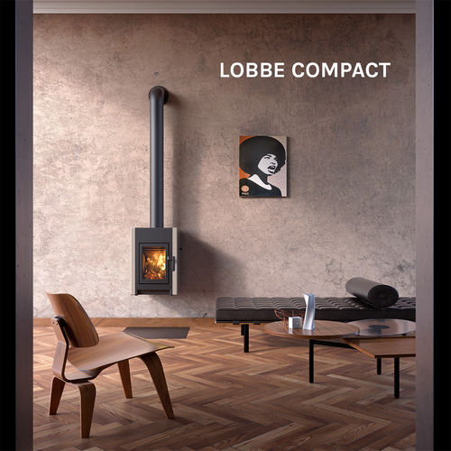 Печь-камин на дровах - LOBBE COMPACT - LEENDERS - 0-5 кВ / 8 кВ / настенная