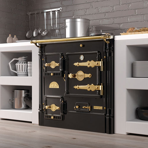 Кухонная плита на дровах - COCINA L-07 / CC - HERGÓM - 3 конфорки / 1 духовка / с ручной чисткой