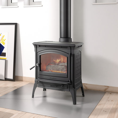 Печь-камин на дровах - CRAFTSBURY - HERGÓM - 11 kW / отдельностоящая / традиционная