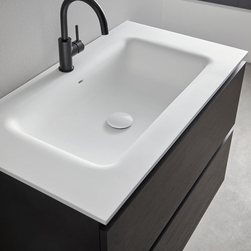 Встраиваемая раковина - DARITO - Naxani - из Solid Surface / со встроенной столешницей / множественная