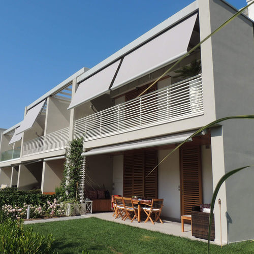 Матерчатый навес убирающийся - ANTALIA - KE Outdoor Design - ящик / с ручным управлением / механизированный
