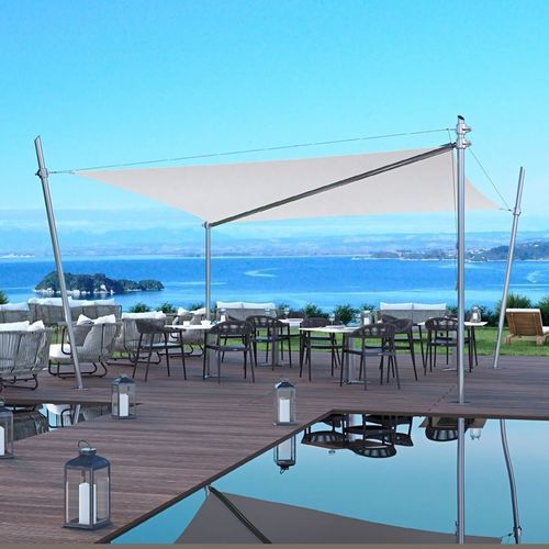 Ролетный натяжной тент - KHEOPE  - KE Outdoor Design - для профессионального использования / прямоугольный / из алюминия