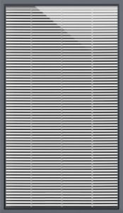 Венецианское жалюзи - WHITE S102	 - I D Systems - плиссированное / для окон / из полотна