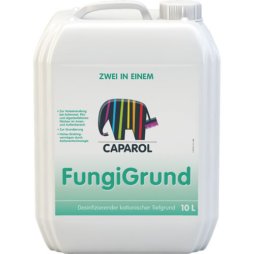 Грунтовка для бетона - FUNGIGRUND - Caparol - на водной основе / внутренняя / для наружного использования