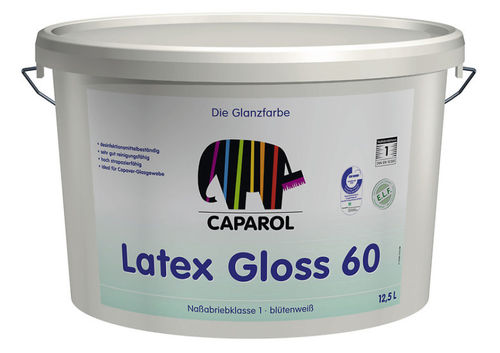 Декоративная краска - LATEX GLOSS 60 - Caparol - для интерьера / для стены / латекс