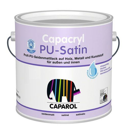 Декоративная краска - CAPACRYL PU-SATIN - Caparol - термоизоляционная / для отделки / для наружного применения