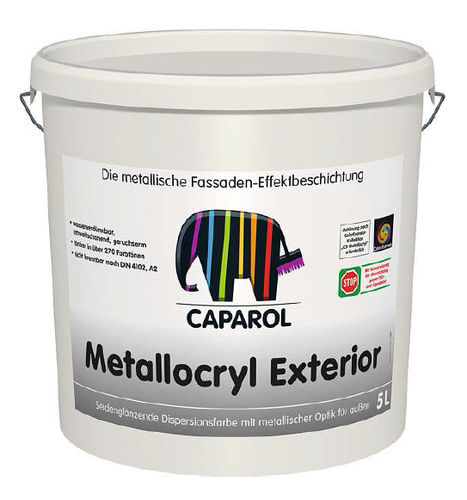 Декоративная краска - CAPADECOR METALLOCRYL - Caparol - изоляционная / для наружного применения / для стены