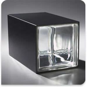 Квадратный стеклоблок - WALL TUBES - VISTABRIK® - Pittsburgh Corning - рельефный / с высоким светопропусканием