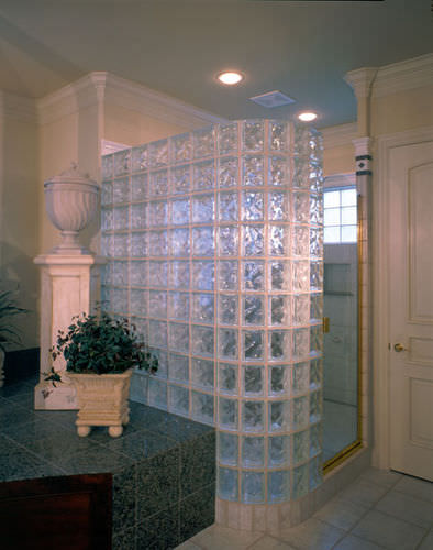 Квадратный стеклоблок - ARQUE® : DECORA® & ICESCAPES® - Pittsburgh Corning - гладкий