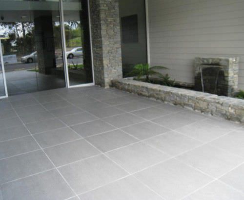 Плитка из керамогранита - DURASTONE STEEL GREY - EVERSTONE - рельефная / для интерьера / напольная