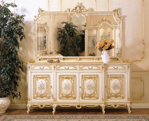 Буфет стиль Людовик XIV - FRATELLI RADICE SRL - из лакированной древесины