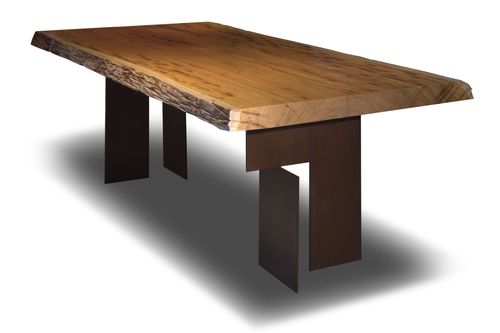 Современный стол - HELENA - Rotsen Furniture - из дерева / прямоугольный / из вторичных материалов