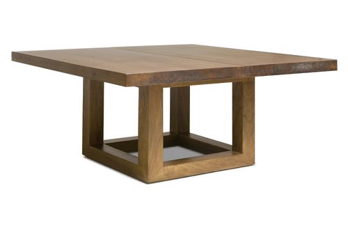 Современный стол - MEL - Rotsen Furniture - из дерева / квадратный / из вторичных материалов