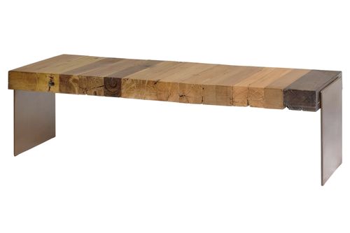 Современная скамейка - RETALHO - Rotsen Furniture - из дерева / повторное использование
