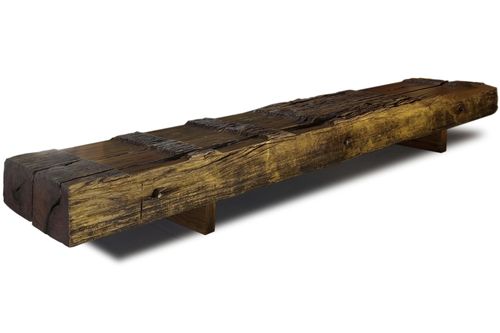 Классическая скамейка - BRIDGE - Rotsen Furniture - из дерева / повторное использование