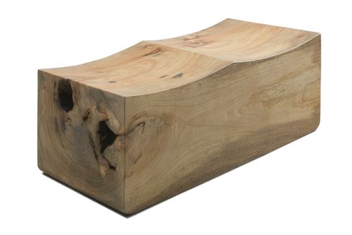 Современная скамейка - PEDRA 2 SEAT  - Rotsen Furniture - из дерева / повторное использование